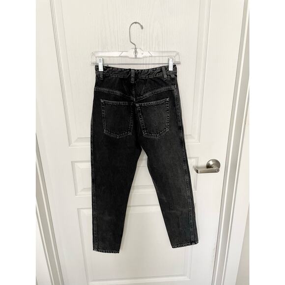 Isabel Marant Etoile Tilly Straight Leg Jeans Faded Black Size 2 New - Picture 5 of 15